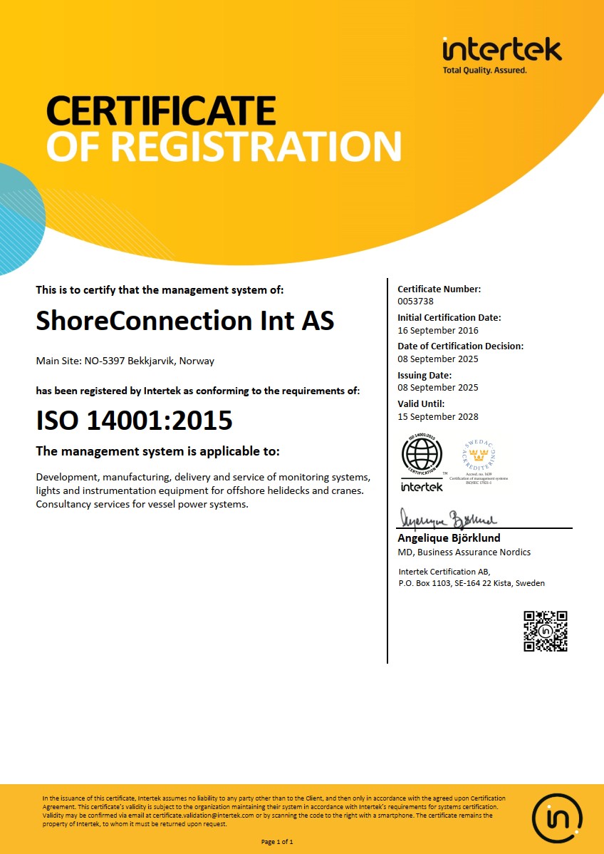 Successful Recertification of ISO 9001 and 14001 2